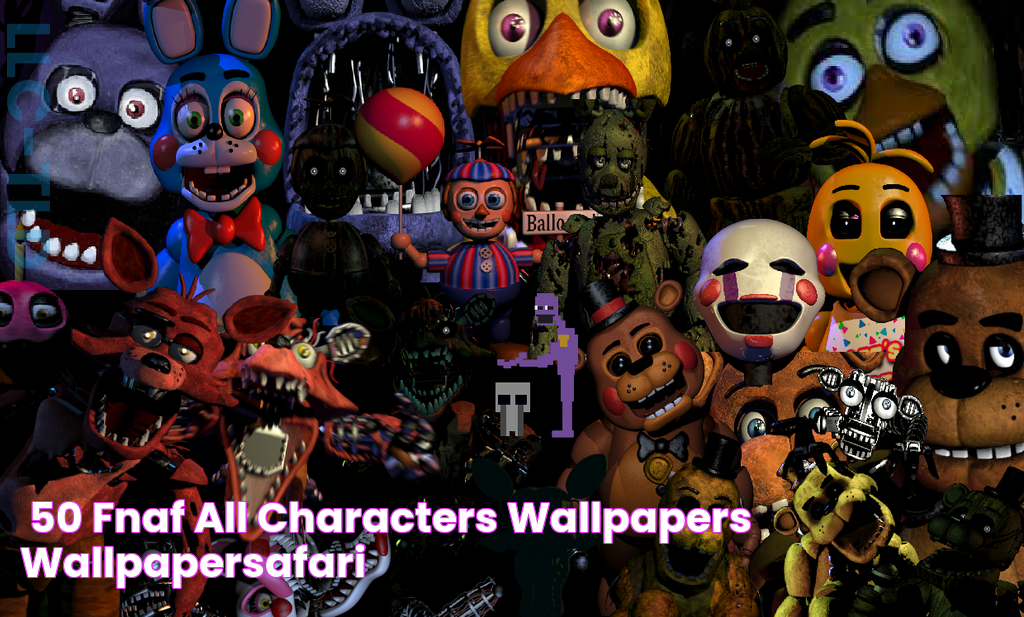 🔥 [50+] FNAF All Characters Wallpapers WallpaperSafari