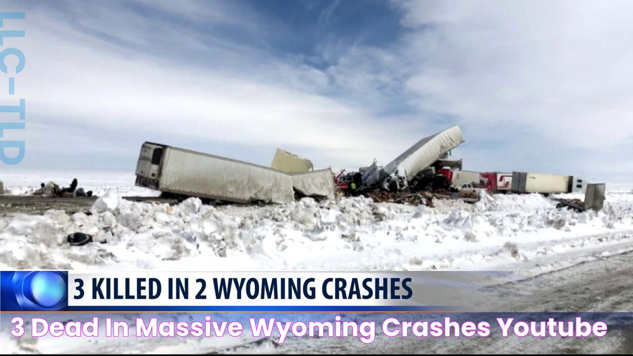 3 dead in massive Wyoming crashes YouTube