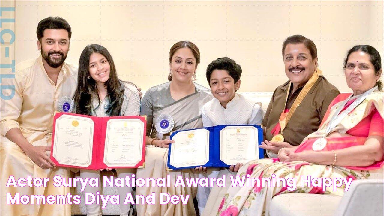 Actor Surya National Award Winning Happy Moments Diya and Dev