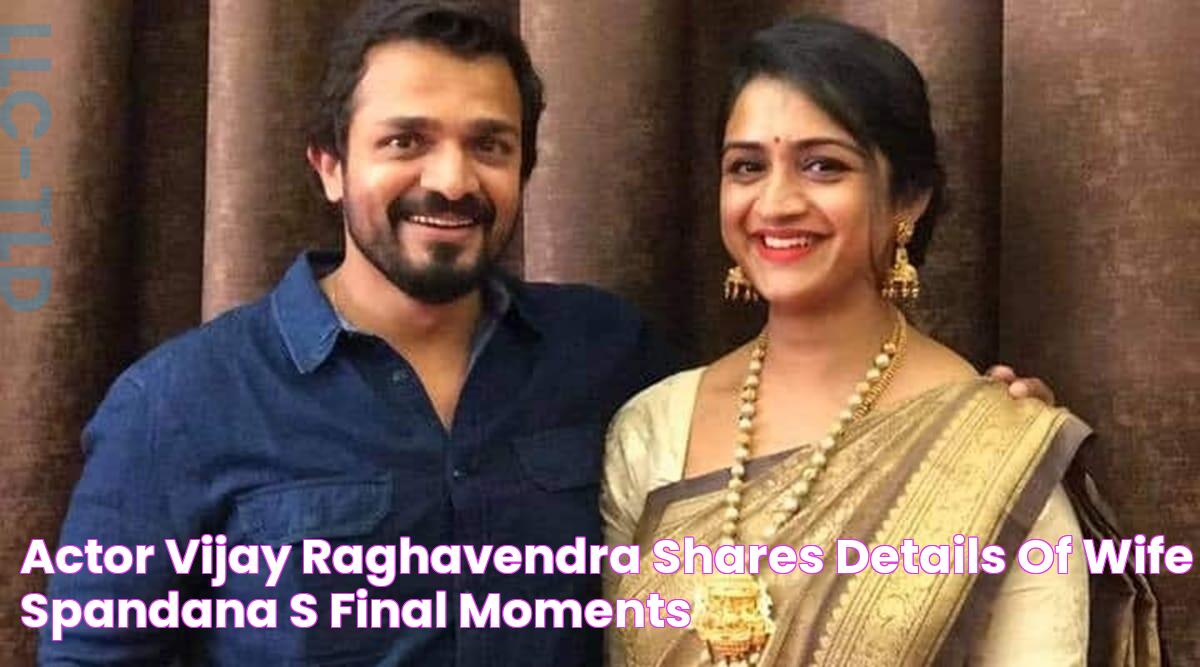 Actor Vijay Raghavendra shares details of wife Spandana’s final moments