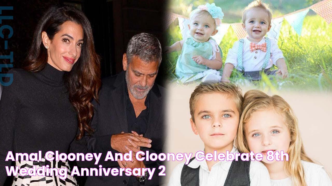 Amal Clooney and Clooney celebrate 8th wedding anniversary