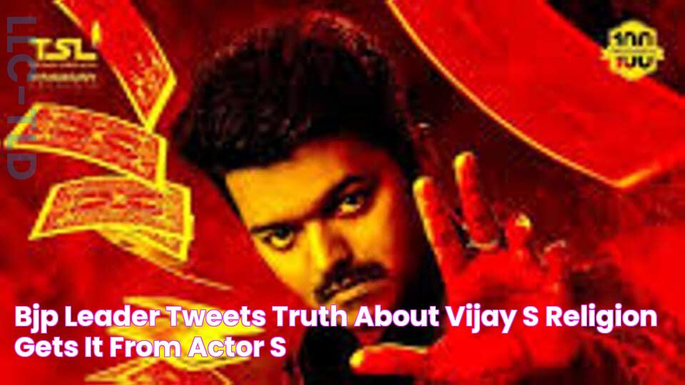 BJP leader tweets ‘truth’ about Vijay’s religion, gets it from actor’s