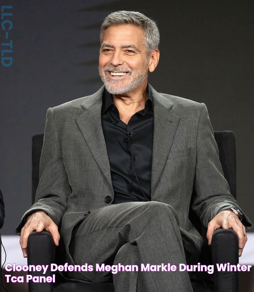 Clooney defends Meghan Markle during Winter TCA panel