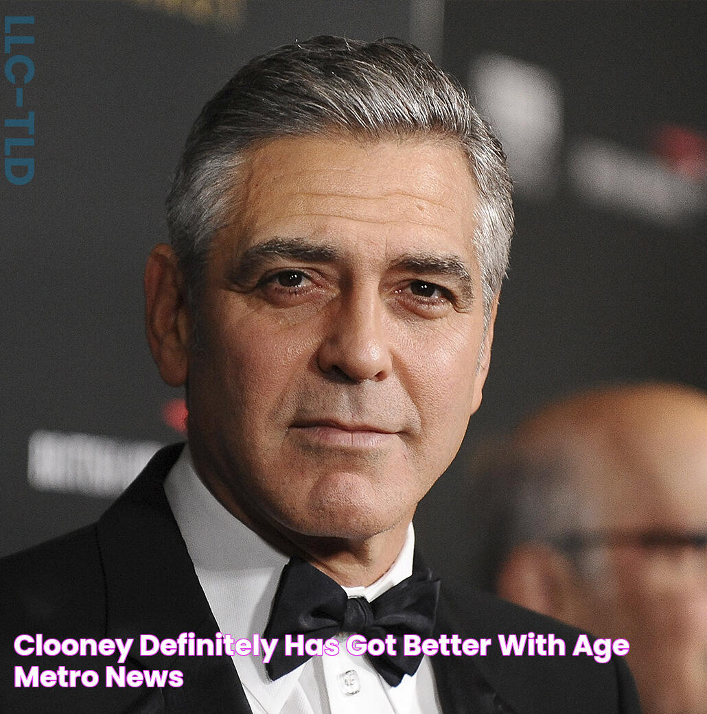 Clooney definitely has got better with age Metro News