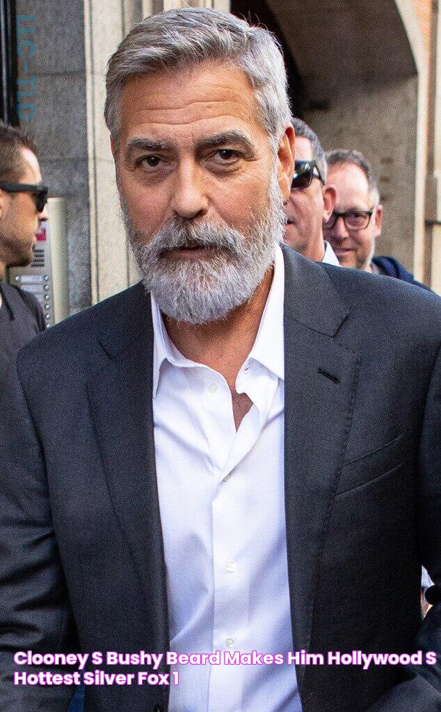 Clooney's Bushy Beard Makes Him Hollywood's Hottest Silver Fox