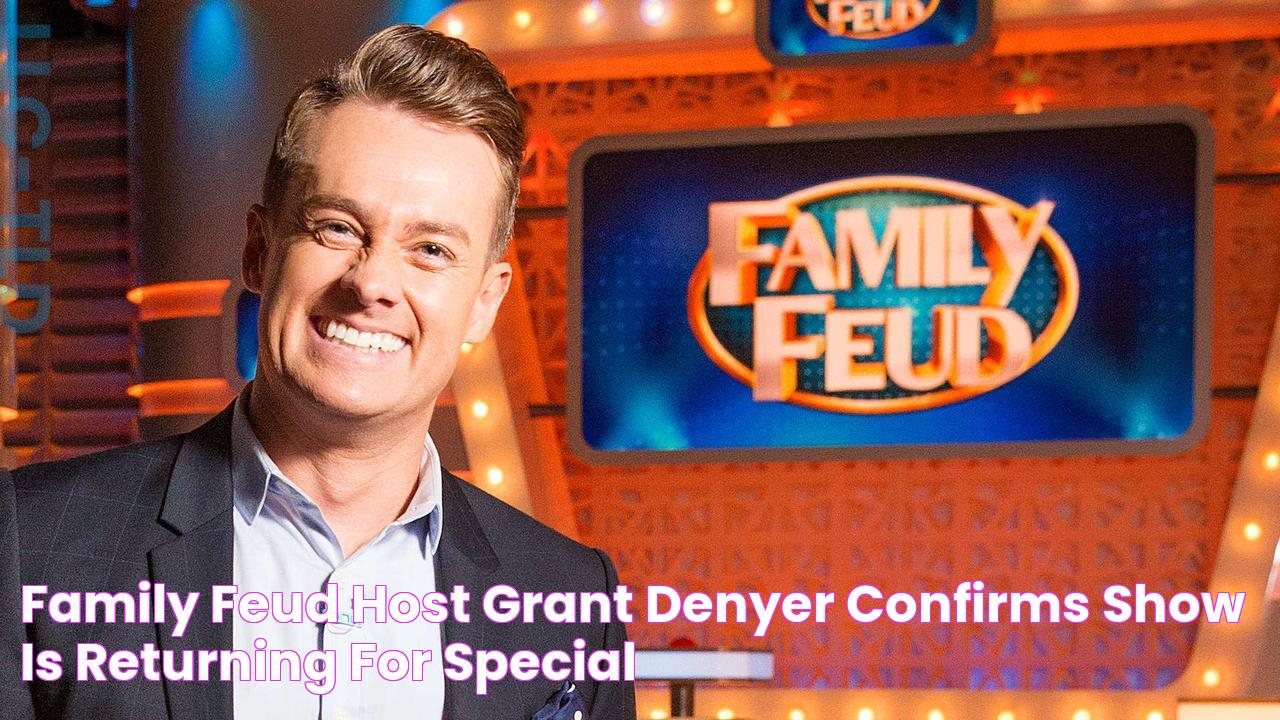 Family Feud Host Grant Denyer confirms show is returning for ‘special