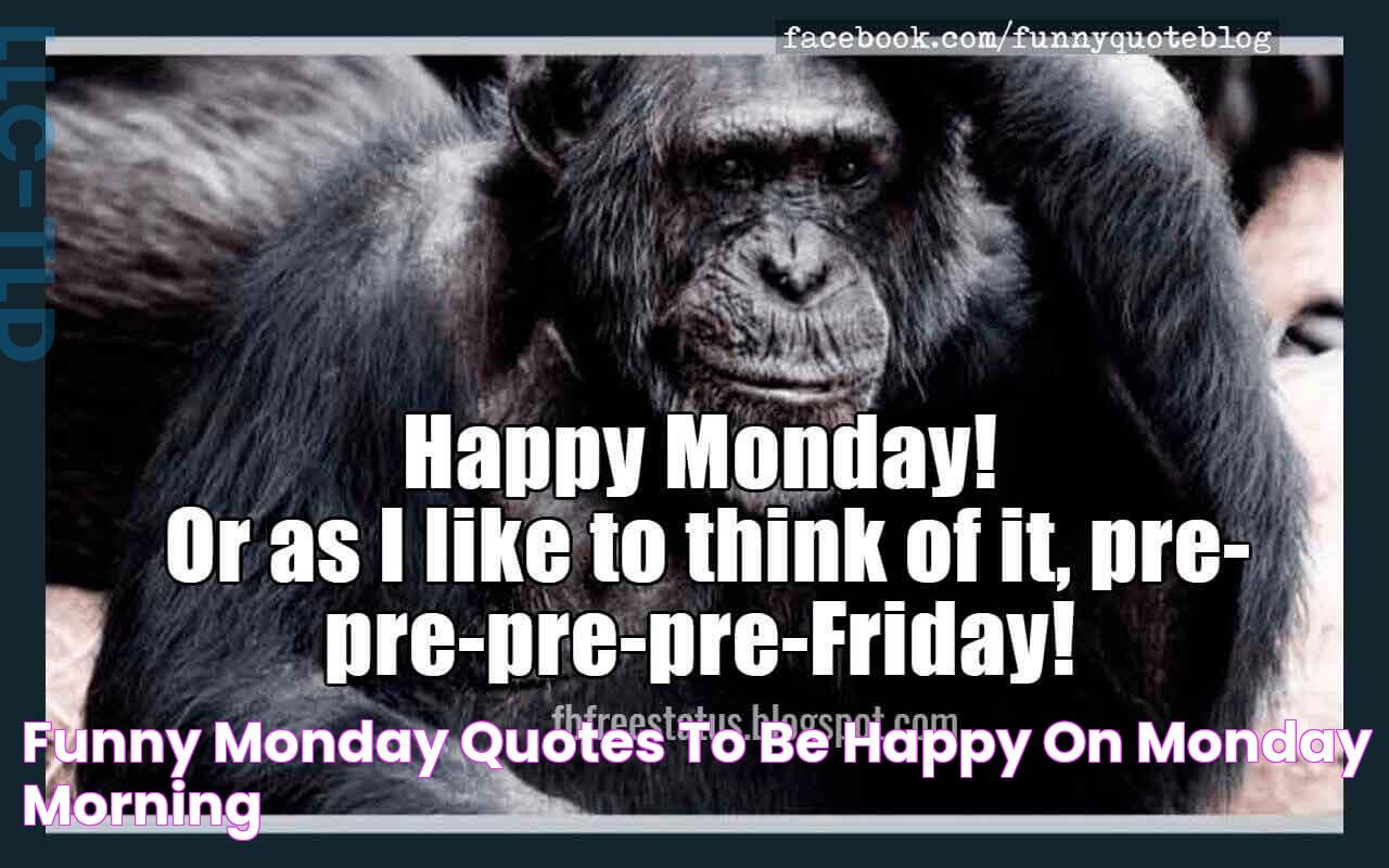 Funny Monday Quotes to be Happy on Monday Morning