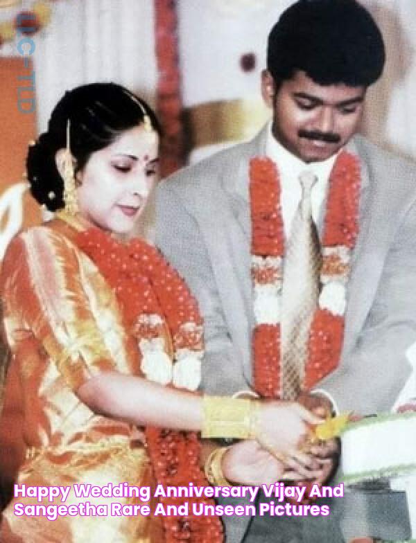 Happy Wedding Anniversary Vijay and Sangeetha Rare and Unseen Pictures