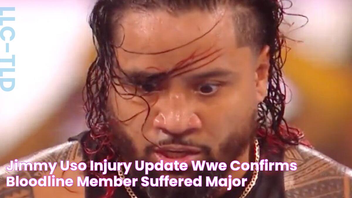 Jimmy Uso Injury Update WWE Confirms Bloodline Member Suffered Major