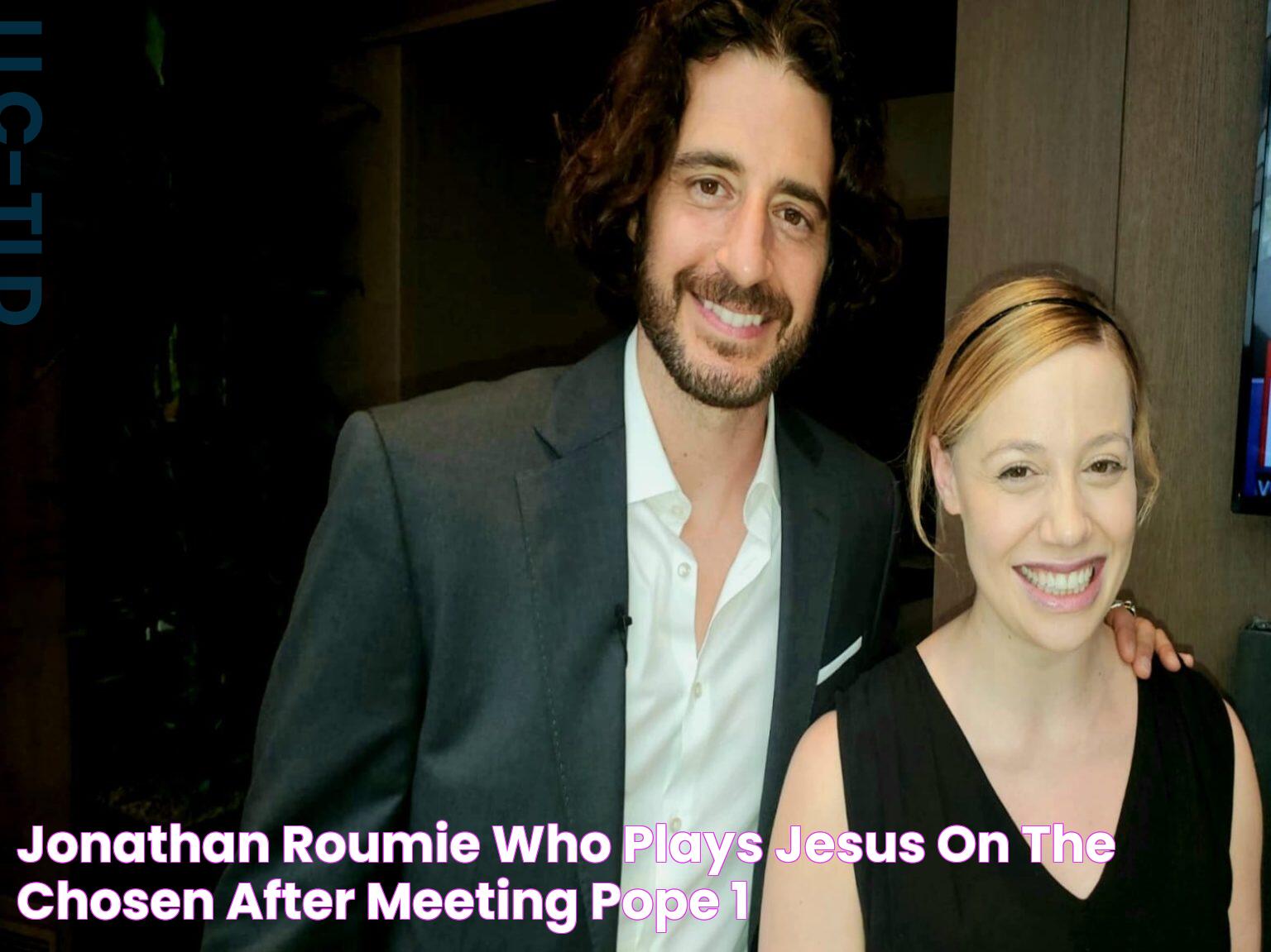 Jonathan Roumie who plays Jesus on the Chosen after meeting Pope