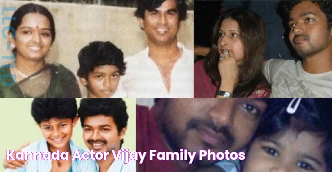 Kannada Actor Vijay Family Photos