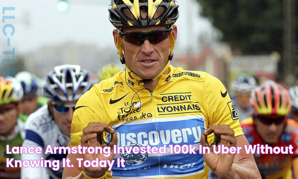 Lance Armstrong Invested 100k In Uber Without Knowing It. Today, It