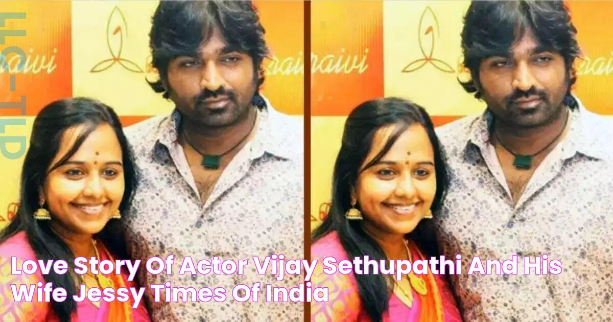 Love story of actor Vijay Sethupathi and his wife Jessy Times of India