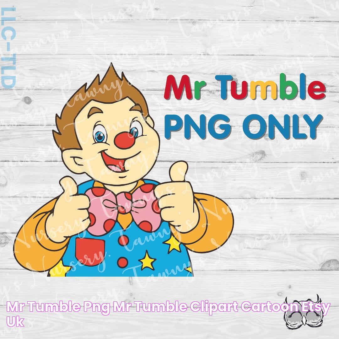 Mr Tumble PNG Mr Tumble Clipart Cartoon Etsy UK