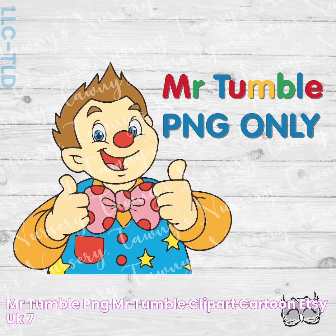 Mr Tumble PNG Mr Tumble Clipart Cartoon Etsy UK