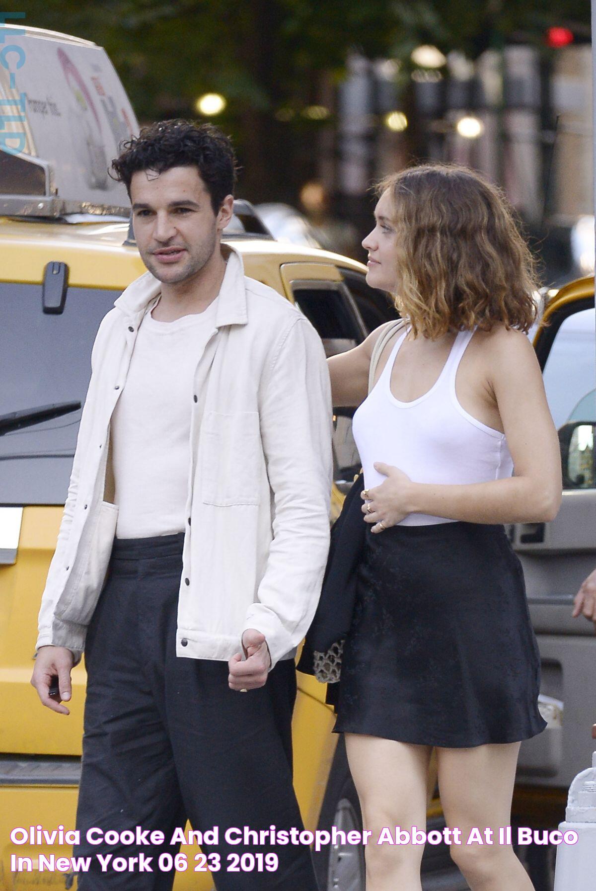 OLIVIA COOKE and Christopher Abbott at Il Buco in New York 06/23/2019