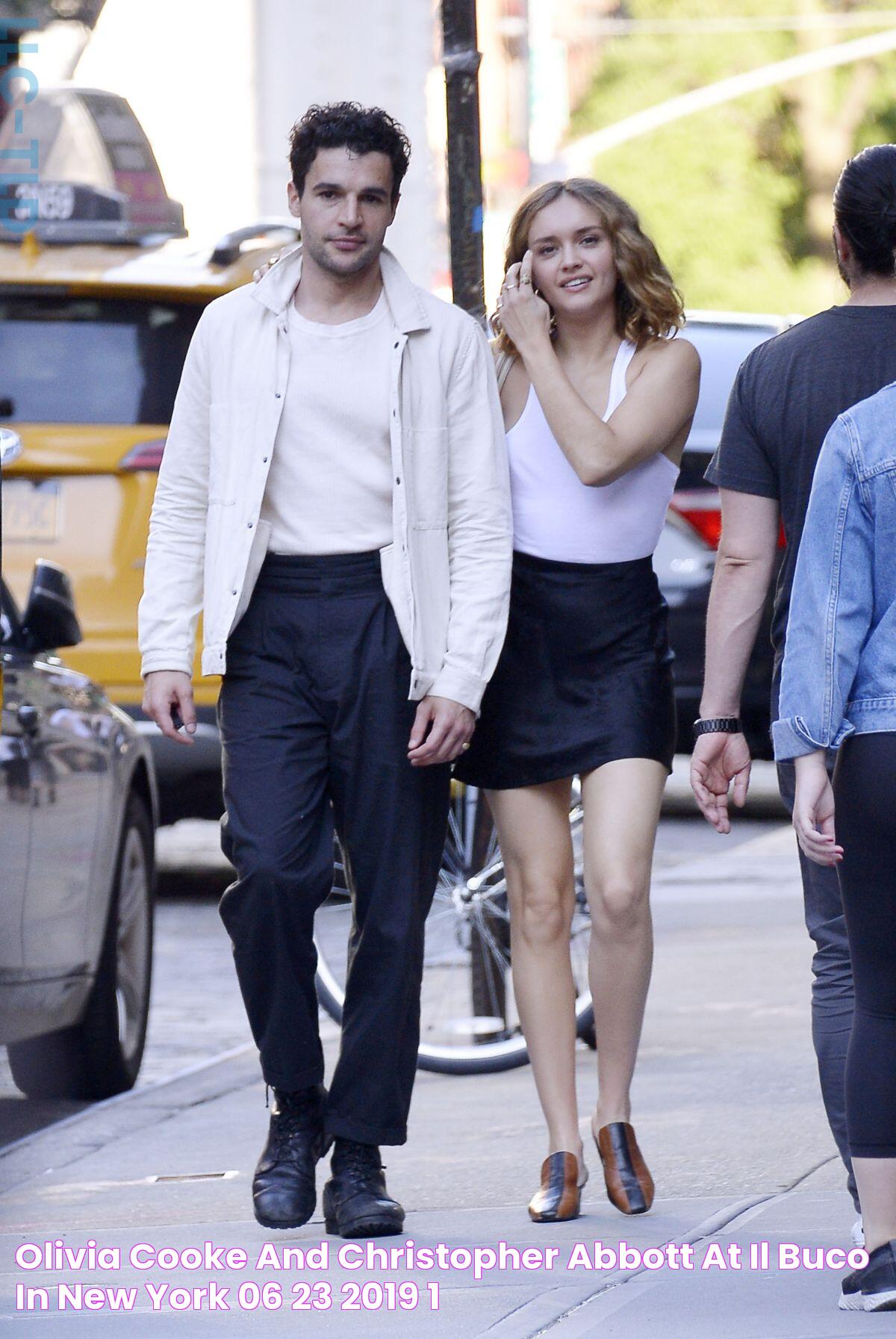 OLIVIA COOKE and Christopher Abbott at Il Buco in New York 06/23/2019