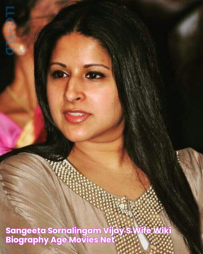 Sangeeta Sornalingam [Vijay's Wife] wiki/Biography, Age, Movies, Net