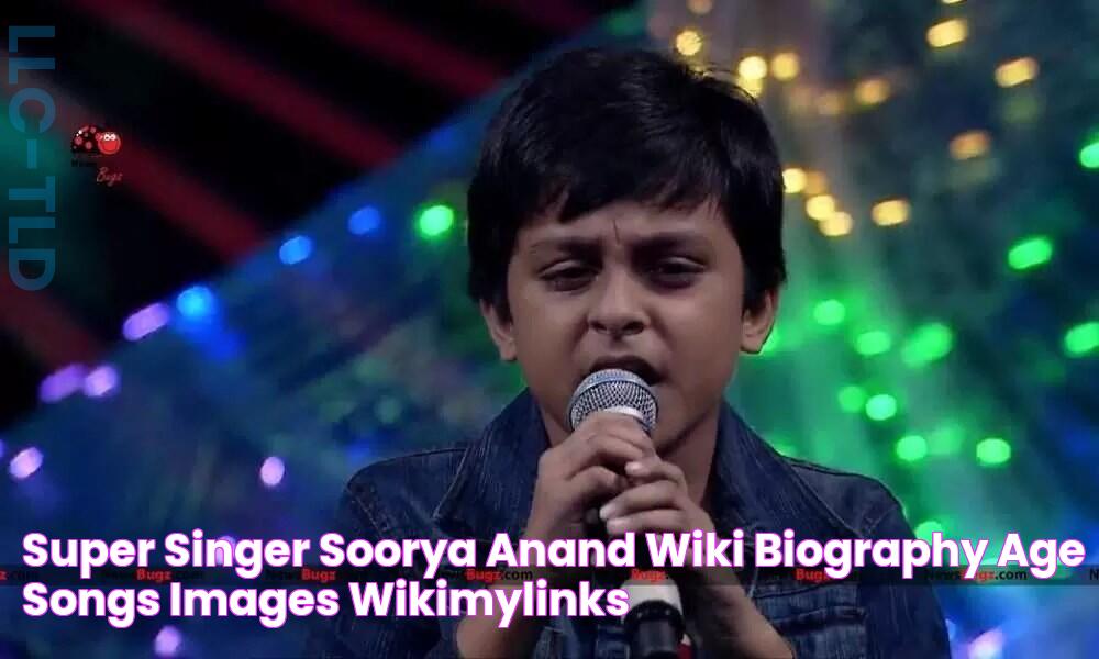 Super Singer Soorya Anand Wiki, Biography, Age, Songs, Images wikimylinks