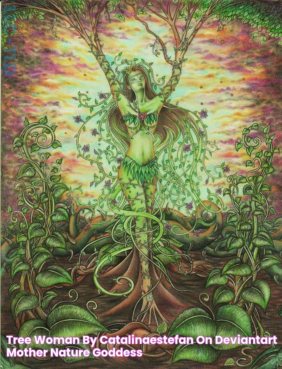 Tree Woman by CatalinaEstefan on deviantART Mother nature goddess