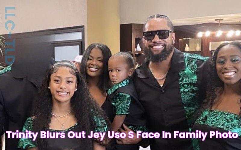 Trinity Blurs Out Jey Uso's Face In Family Photo