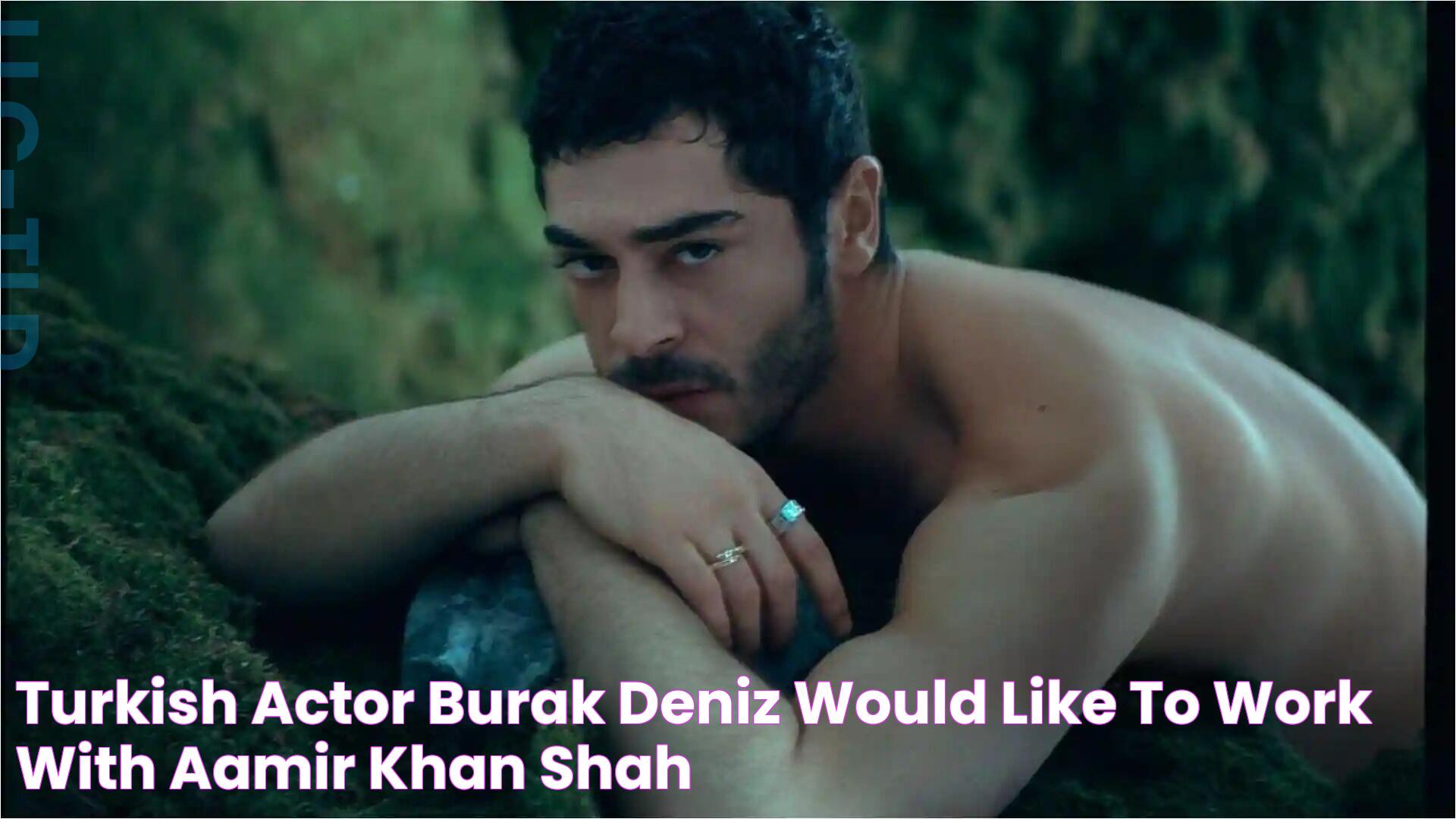 Turkish actor Burak Deniz Would like to work with Aamir Khan, Shah