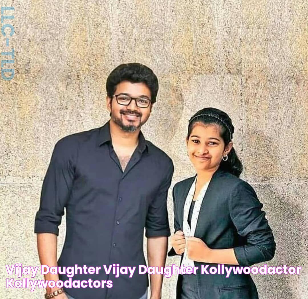 Vijay & Daughter 💞 vijay daughter kollywoodactor kollywoodactors 