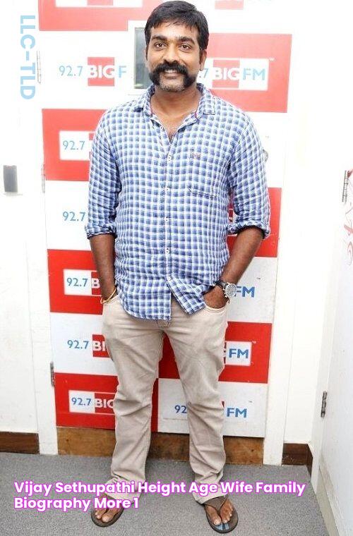 Vijay Sethupathi Height, Age, Wife, Family, Biography & More