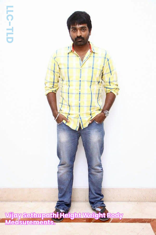 Vijay Sethupathi Height, Weight, Body Measurements.