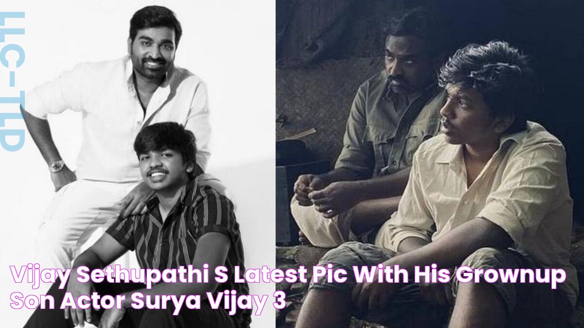 Vijay Sethupathi's Latest PIC With His GrownUp Son & Actor Surya Vijay