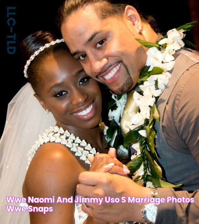 WWE Naomi and Jimmy Uso's Marriage Photos WWE Snaps