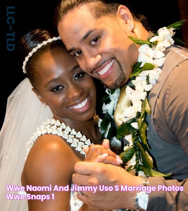 WWE Naomi and Jimmy Uso's Marriage Photos WWE Snaps