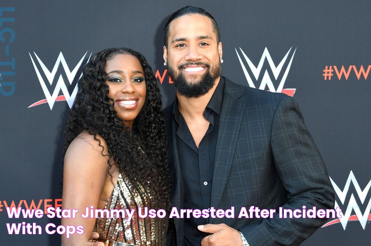 WWE star Jimmy Uso arrested after incident with cops