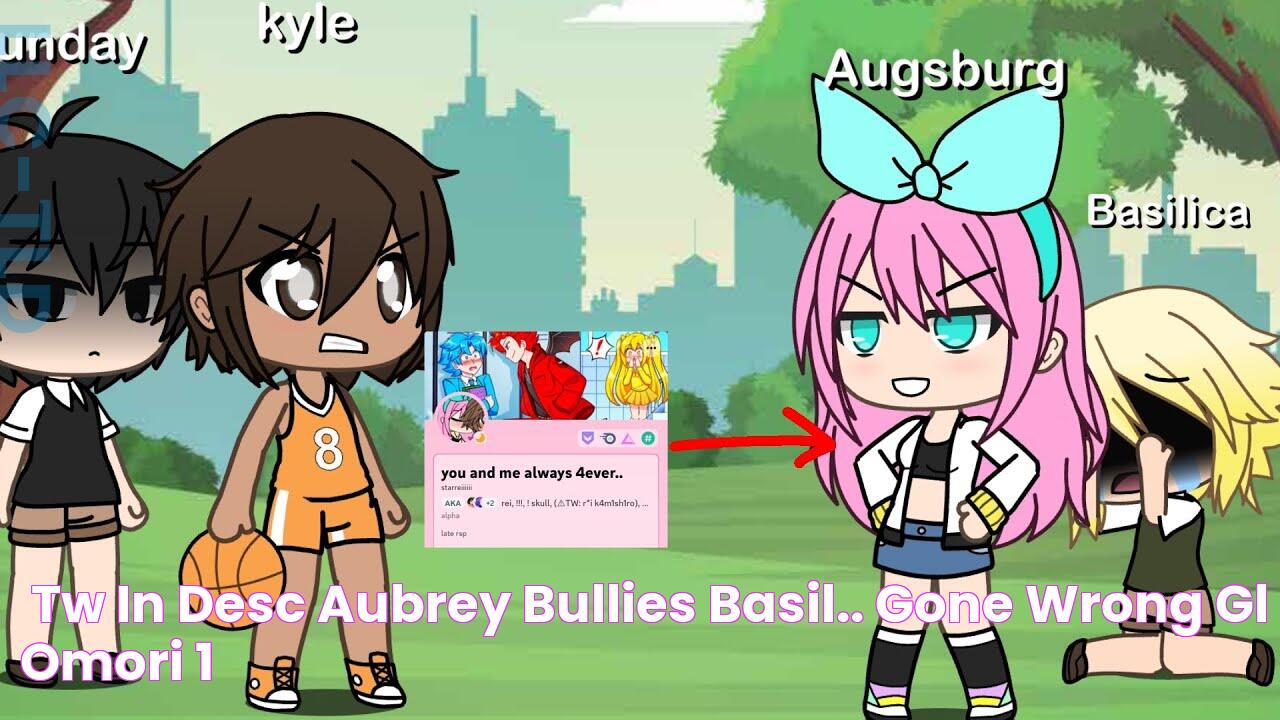 (TW IN DESC) ☆ AUBREY bullies BASIL.. (gone wrong!!!😲😲) GL + omori