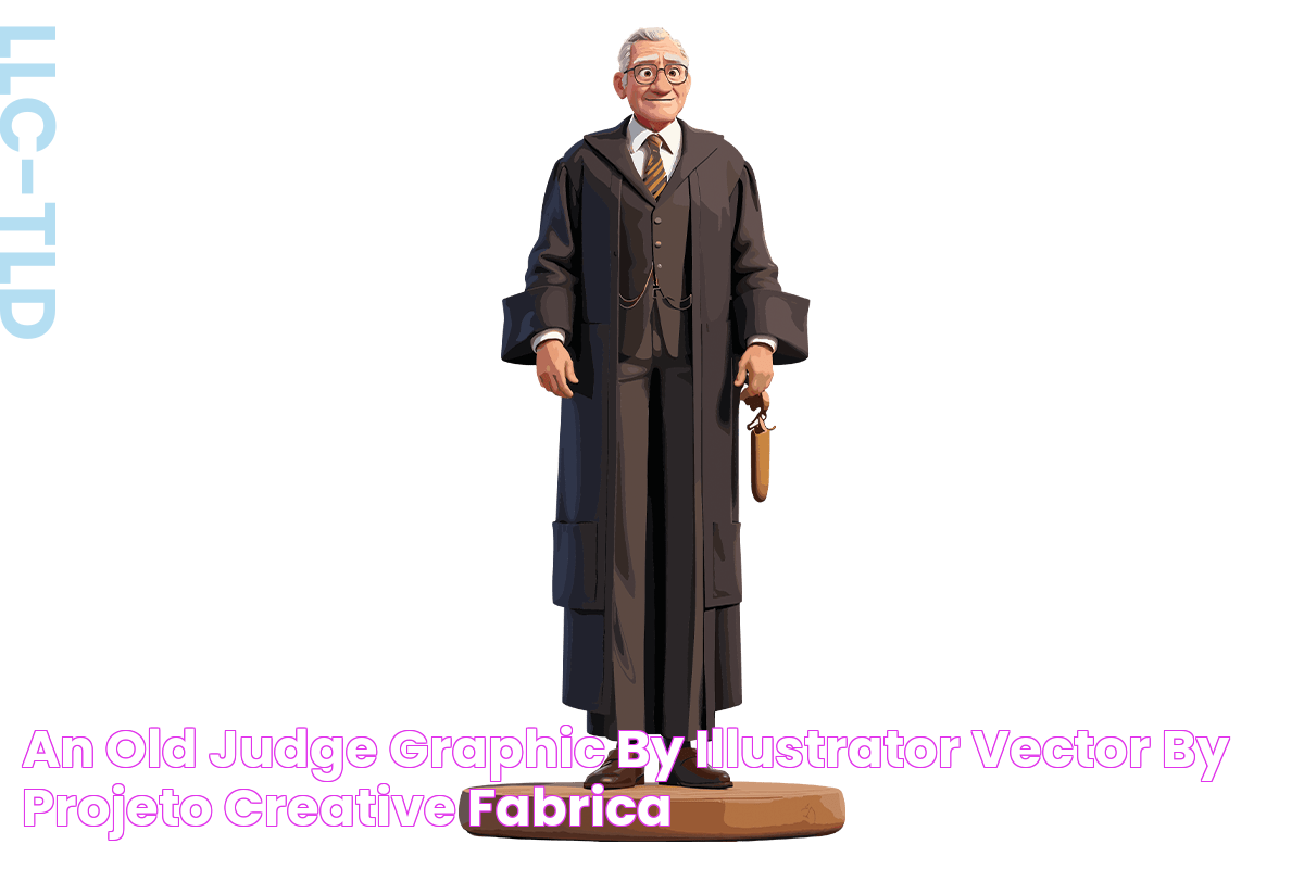 An Old Judge Graphic by Illustrator& Vector by Projeto · Creative Fabrica