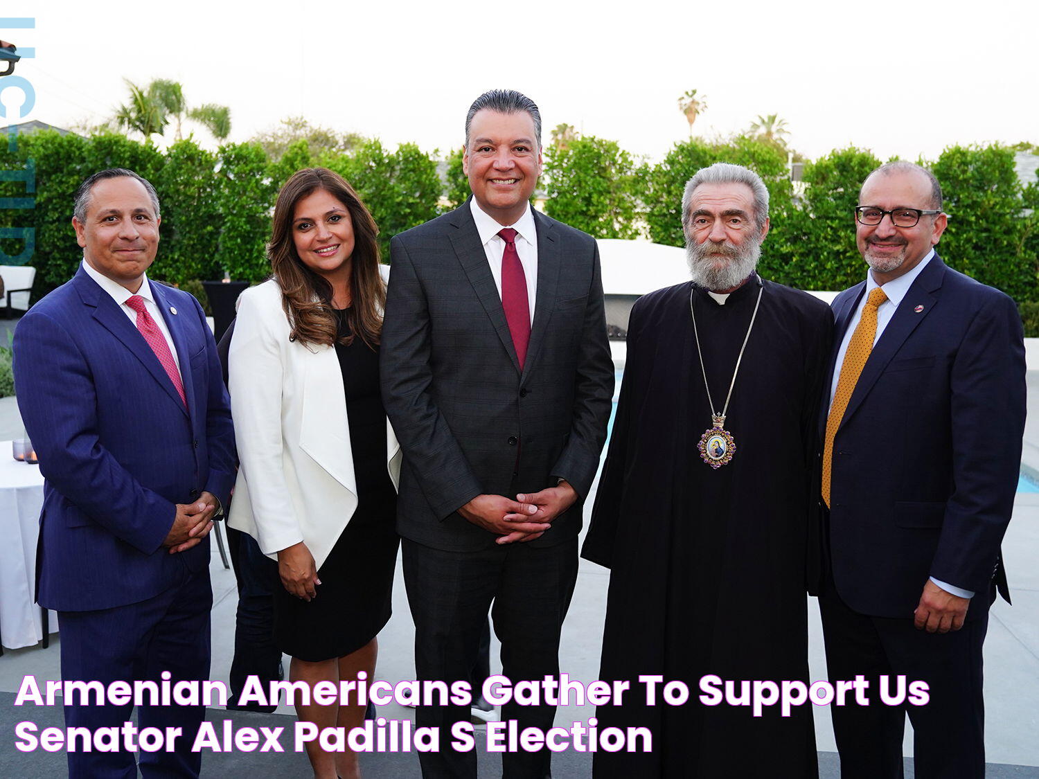 Armenian Americans gather to support US Senator Alex Padilla’s election