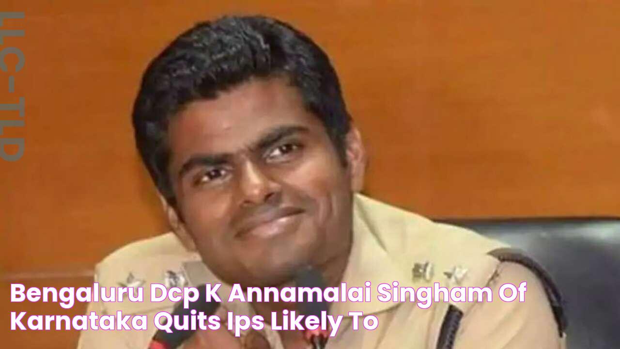 Bengaluru DCP K Annamalai, ‘Singham’ of Karnataka, quits IPS; likely to