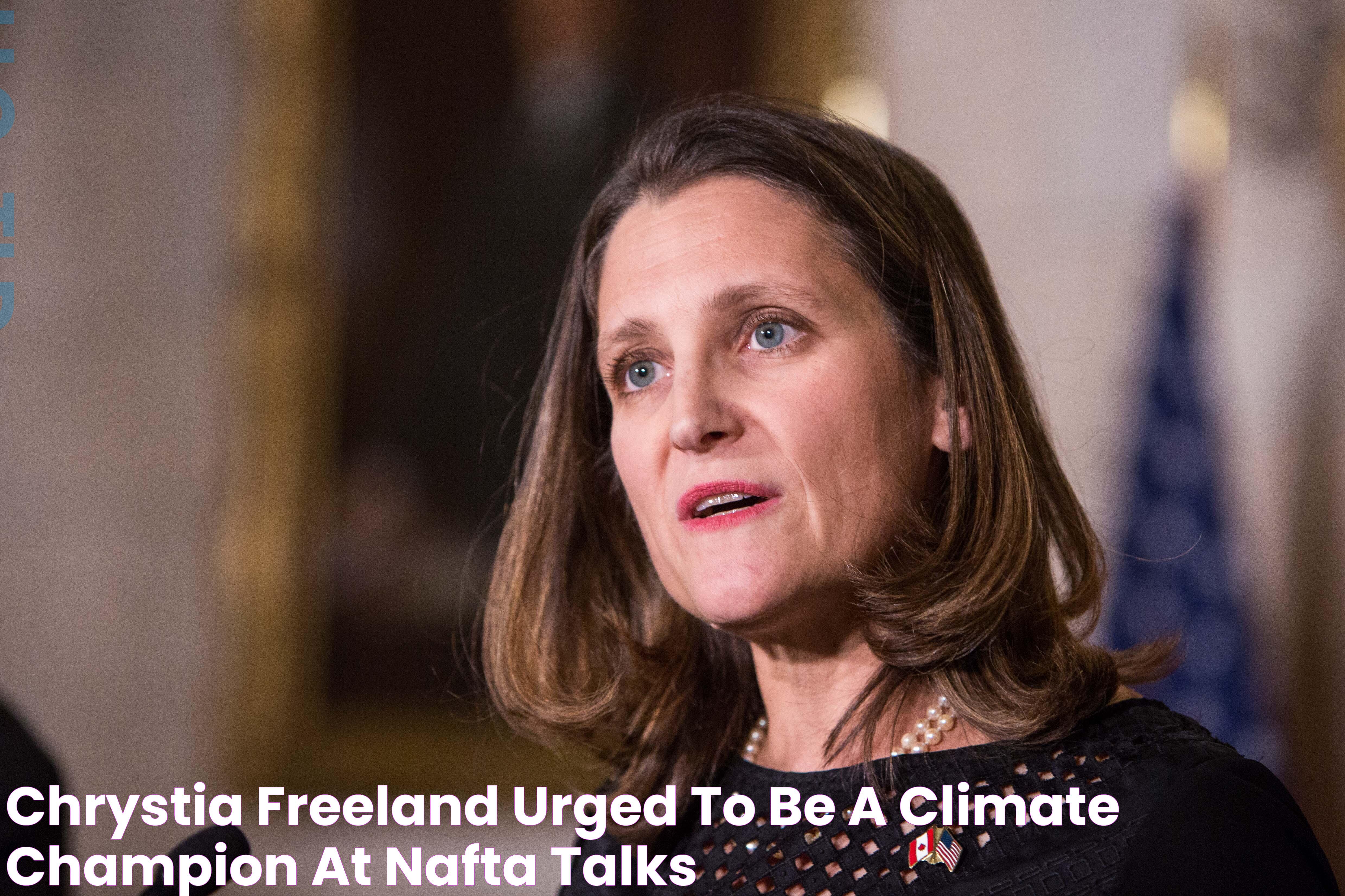 Chrystia Freeland urged to be a climate champion at NAFTA talks