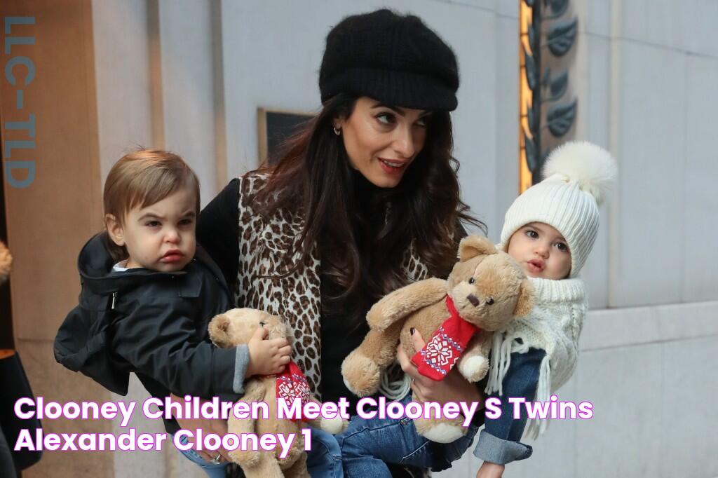 Clooney Children Meet Clooney's Twins Alexander Clooney