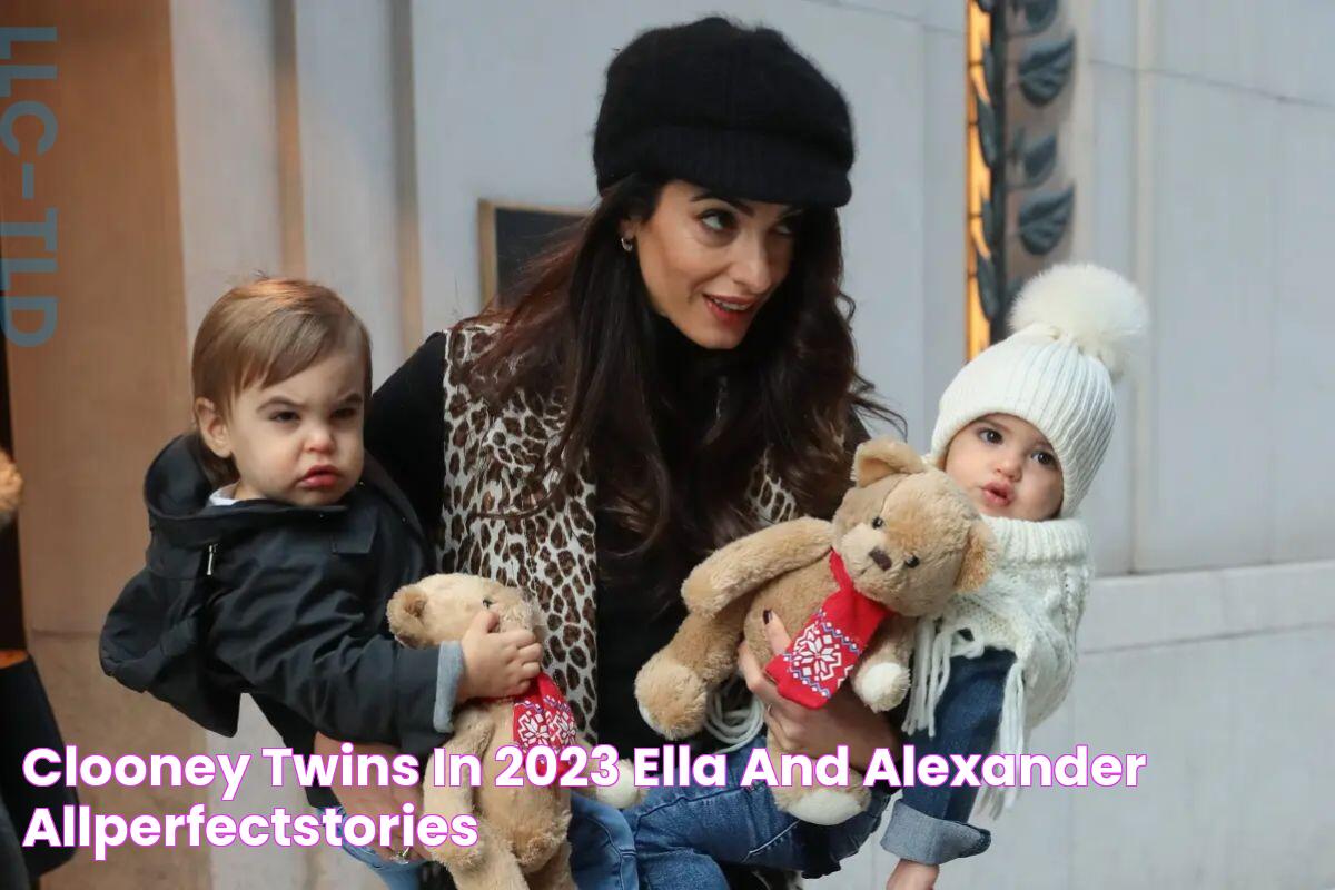 Clooney Twins in 2023, Ella and Alexander AllPerfectStories