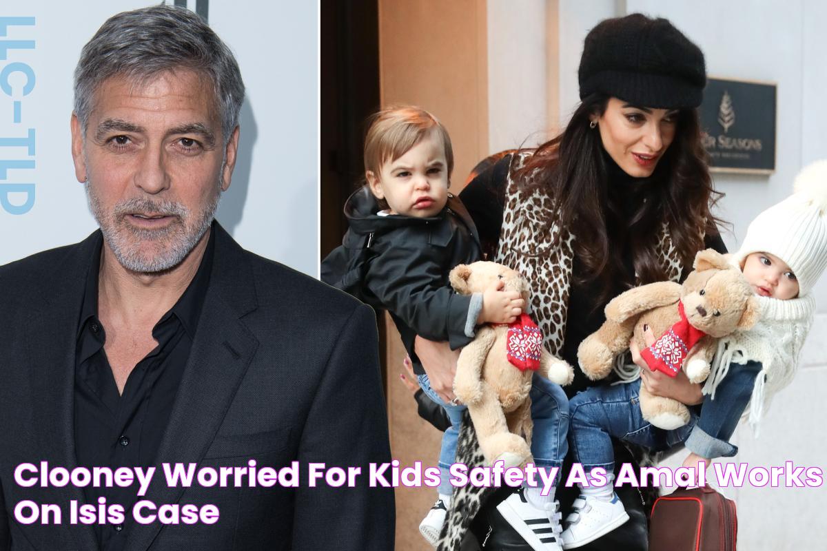 Clooney worried for kids' safety as Amal works on ISIS case