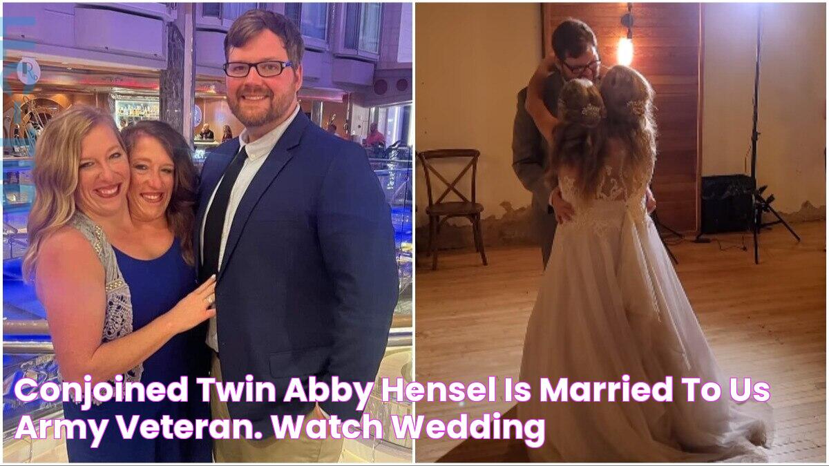 Conjoined twin Abby Hensel is married to US Army veteran. Watch wedding