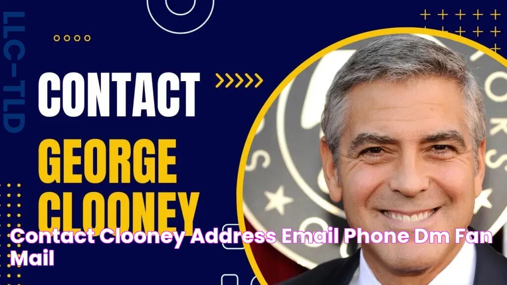 Contact Clooney [Address, Email, Phone, DM, Fan Mail]