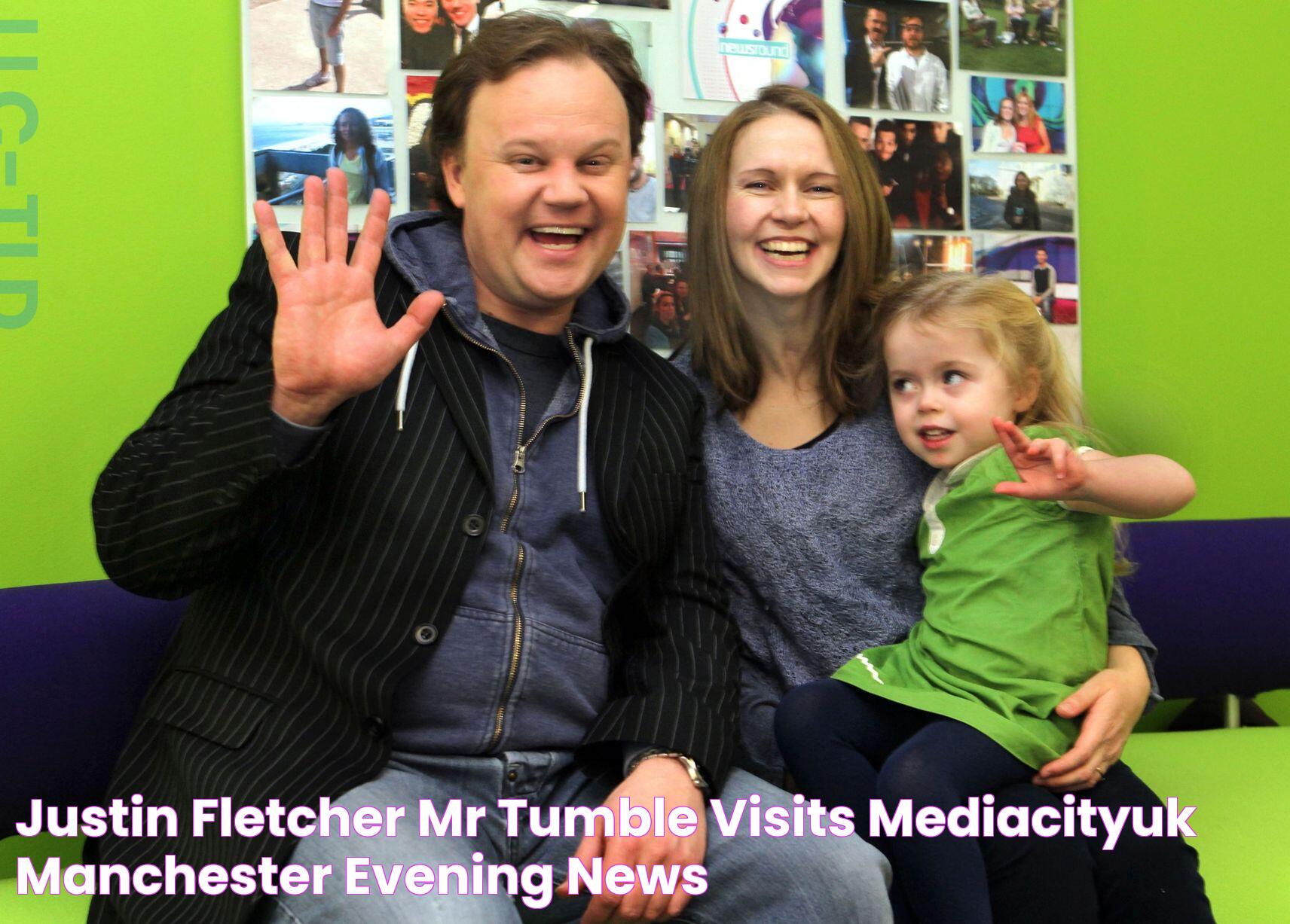 Justin Fletcher (Mr Tumble) visits MediaCityUK Manchester Evening News