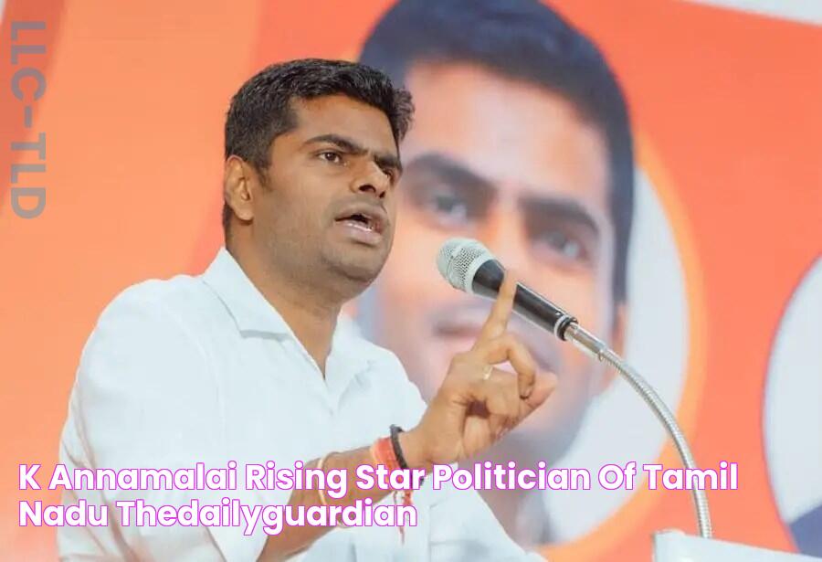 K Annamalai Rising star politician of Tamil Nadu TheDailyGuardian