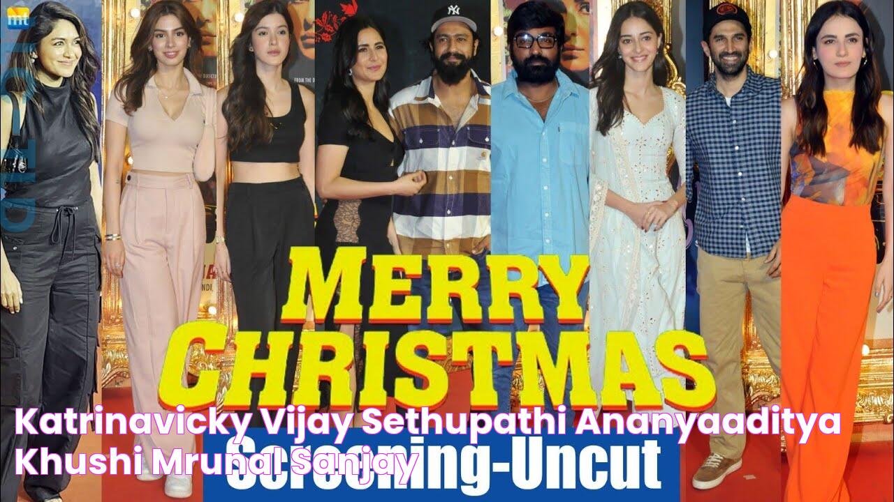 KatrinaVicky, Vijay Sethupathi, AnanyaAditya, Khushi, Mrunal, Sanjay