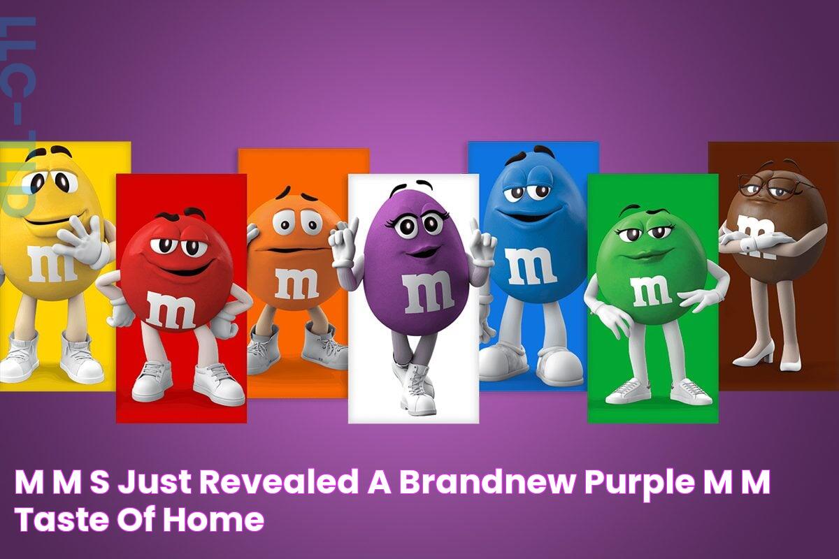 M&M's Just Revealed a BrandNew Purple M&M Taste of Home