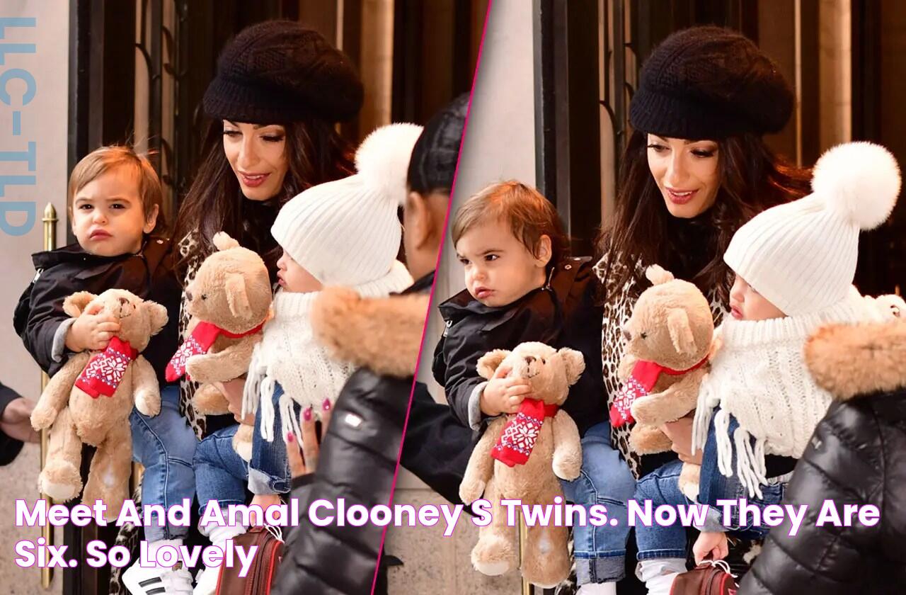 Meet and Amal Clooney’s twins. Now they are six. So lovely