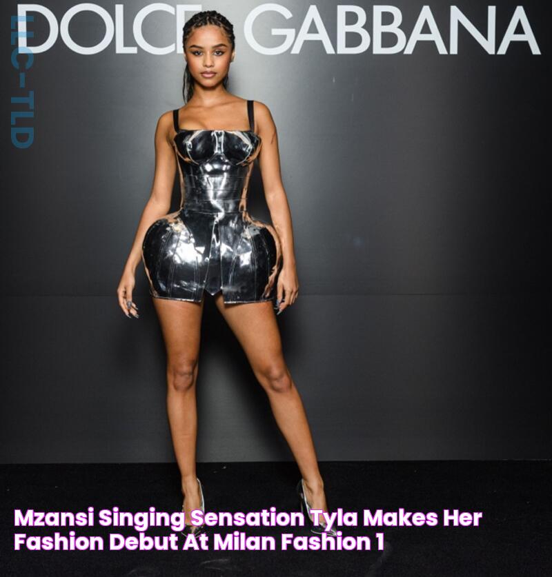 Mzansi singing sensation Tyla makes her fashion debut at Milan Fashion