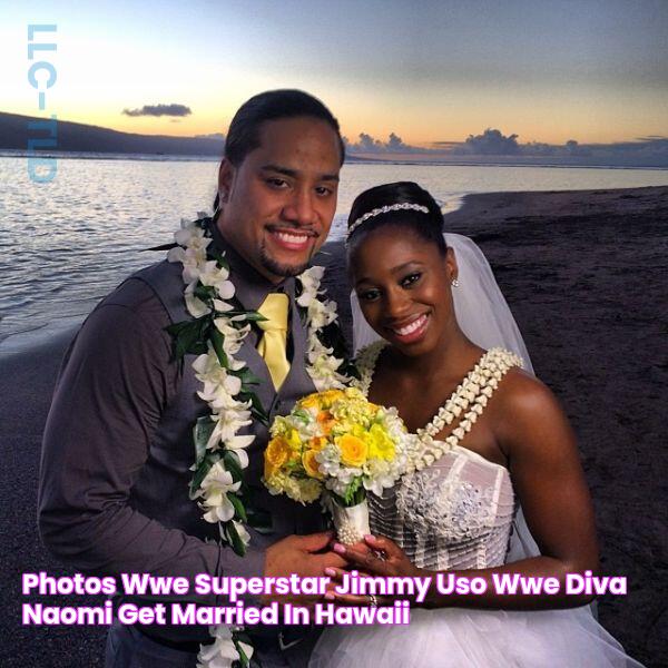 Photos WWE Superstar Jimmy Uso & WWE Diva Naomi Get Married In Hawaii